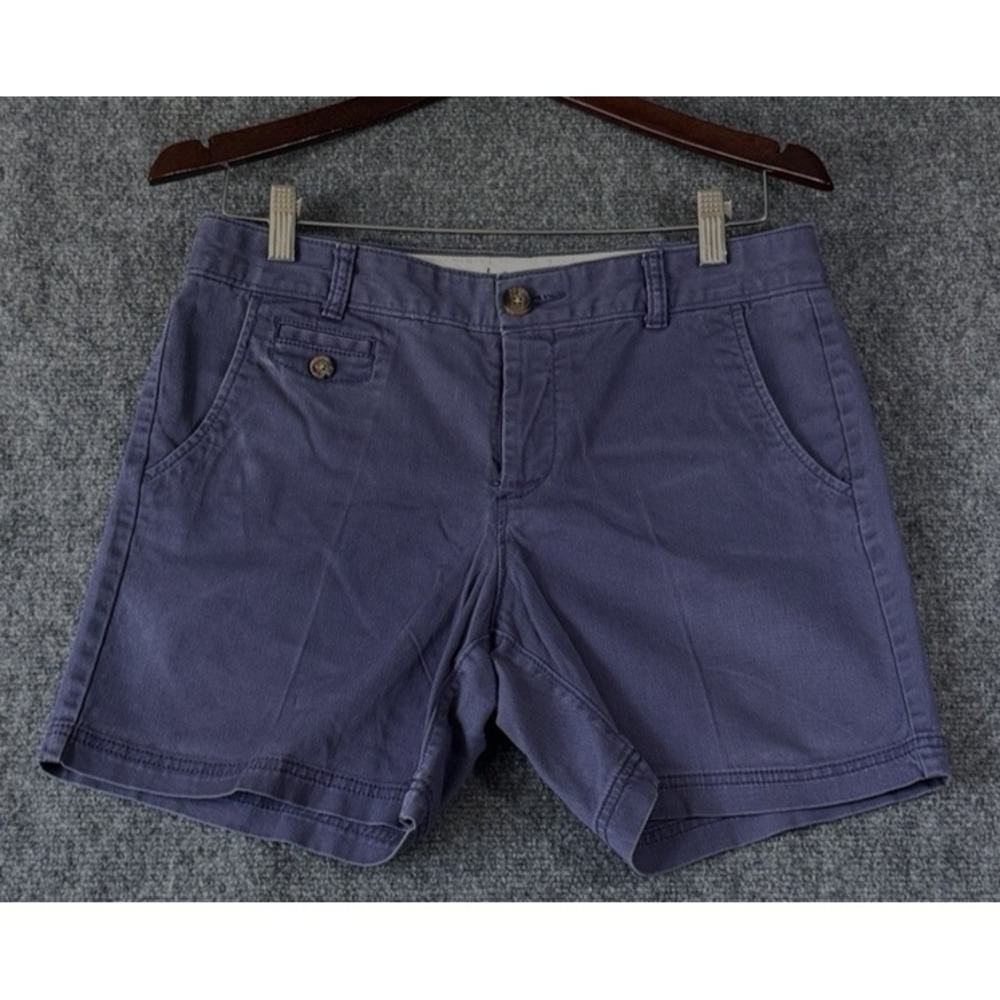Dockers Womens Chino Shorts Sz 6 navy blue‎